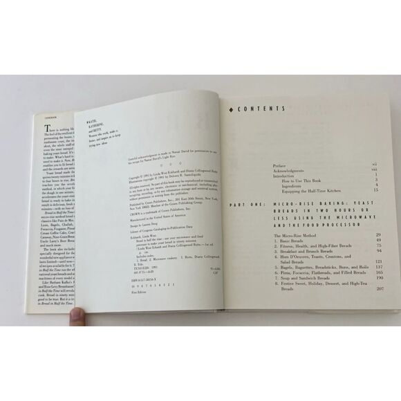 Bread In Half The Time: Use Your Microwave & Food Processer- hardcover - Picture 8 of 16